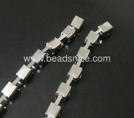 Stainless Steel with rhinesyone Chain,
