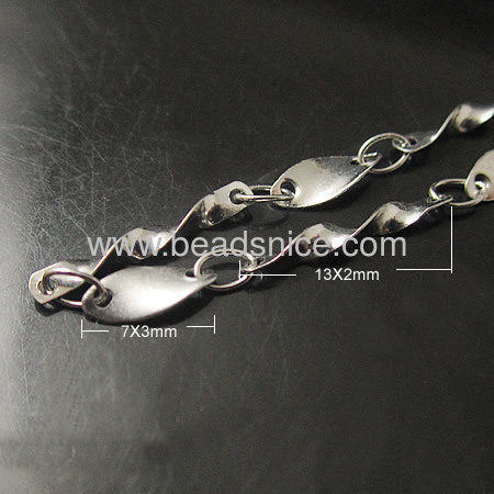 Distortion Stainless Steel Chain,