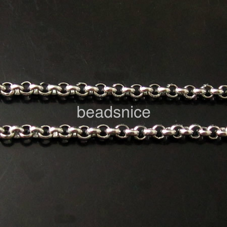 Stainless steel rolo chain