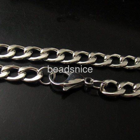 Stainless steel men necklace jewelry