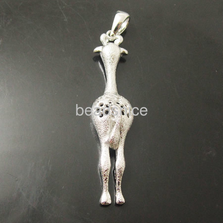 Pendants for necklaces, brass, animals, lead-safe, nickel-free,
