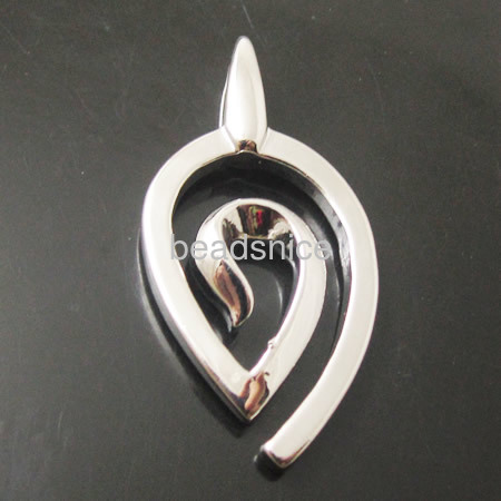 wholesale pendants, brass, lead-safe, nickel-free, leaf,