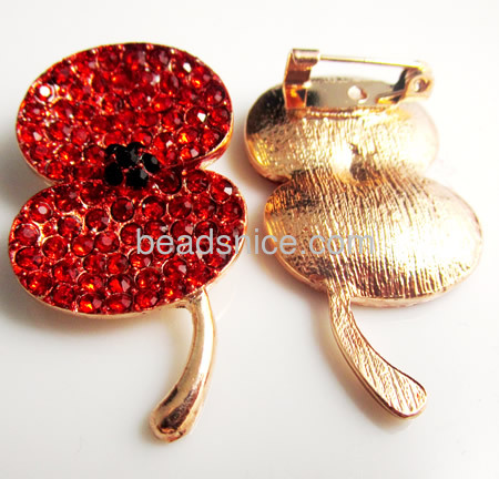 Christmas Brooch Pin   Small Holiday Pin ,rhinestone,
