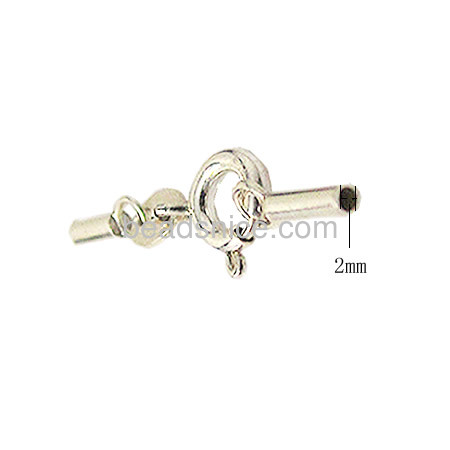 925 silver Leather Cord End Cap