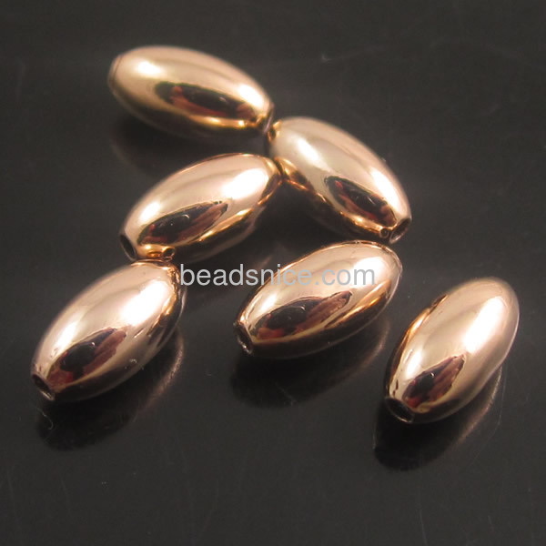 jewelry beads   brass  rice