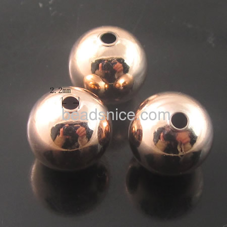 Seamless  Brass Beads   H65 lead-safe nickel-free round