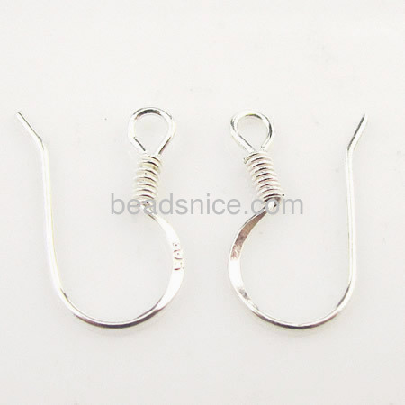 925 Sterling silver hook earring ear wires