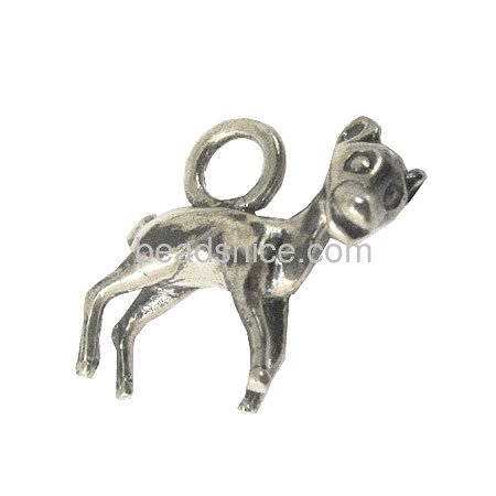 925 Sterling silver pendant  dog