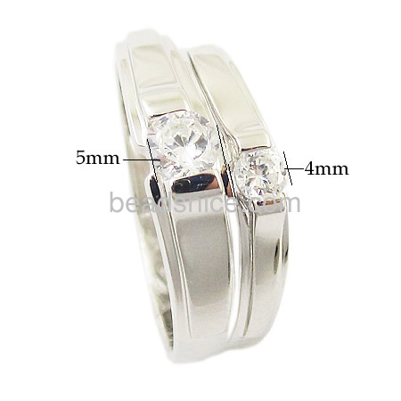 925 sterling silver jewelry wholesale couple rings as gift item,Ladies Size:6,Mens Size :8