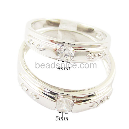 Sterling silver jewelry ring vners,Ladies Size:6,Mens Size:8