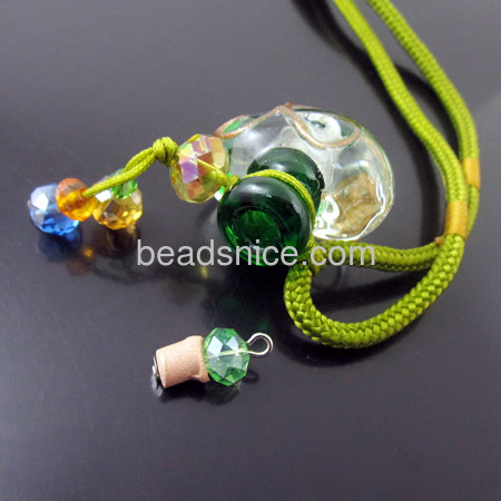 Perfume bottle necklace vintage style chain jewelry making supplies
