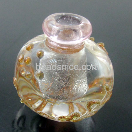 Perfume bottle glass delicate jewelry making supplies
