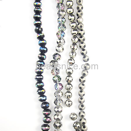 Mixed color and shape ,crystal beads