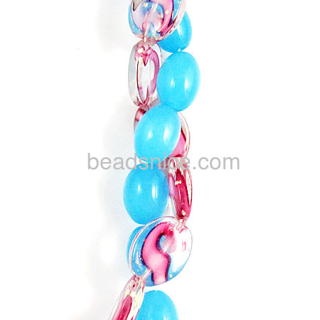 Mixed color and shape crystal beads