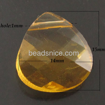 Crystal beads unique flat teardrop crystal bead for bracelets wholesale jewelry making supplies assorted colors