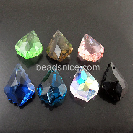 Teardrop crystal beads unique designs for necklace bracelets wholesale vogue jewelry accessory DIY assorted colors