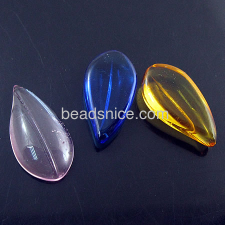 Glass cabochons teardrop shape cabochon wholesale jewelry findings DIY nice for your pendant assorted colors