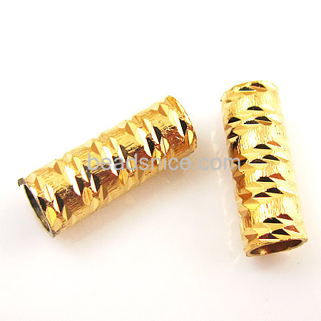 Vacuum real gold plating bend tube