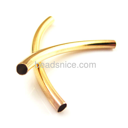 20K gold plating open positioning beads
