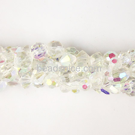 Mixed color and shape crystal jewelry beads