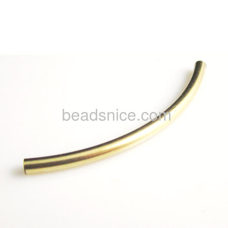 Gold filled curved tube