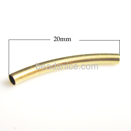 14k Yellow gold-filled  curved tubes
