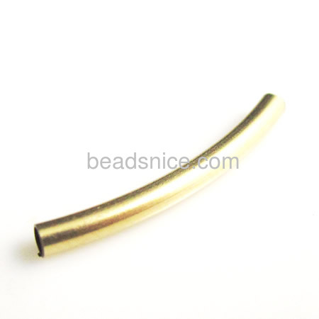 14k Yellow gold-filled  curved tubes