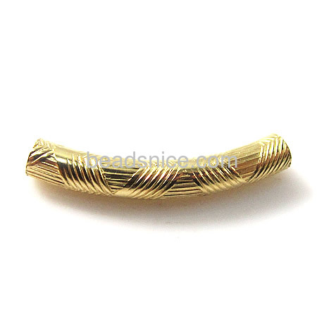 Gold filled curve tube spacer