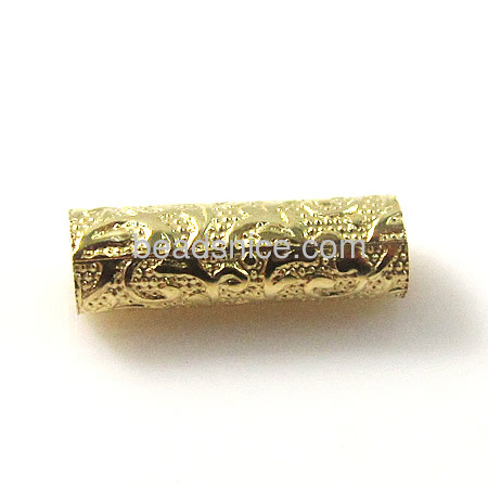 Tube gold filled beads small 14/20 GF