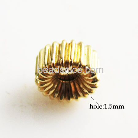 Special gold filled beads roundel GF 14/20