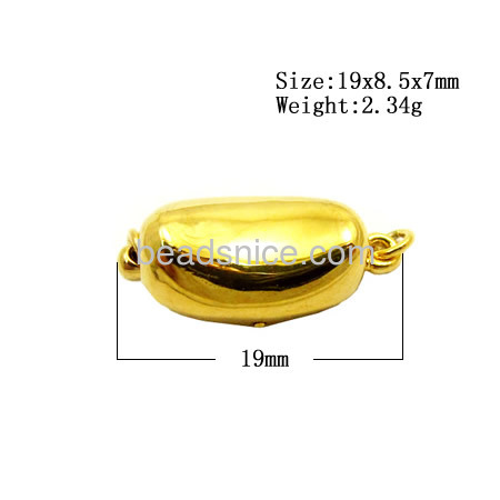 Real gold plated brass clasps  new style diy jewelry making