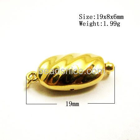 Necklace clasps wholesale brass clasps for jewelry