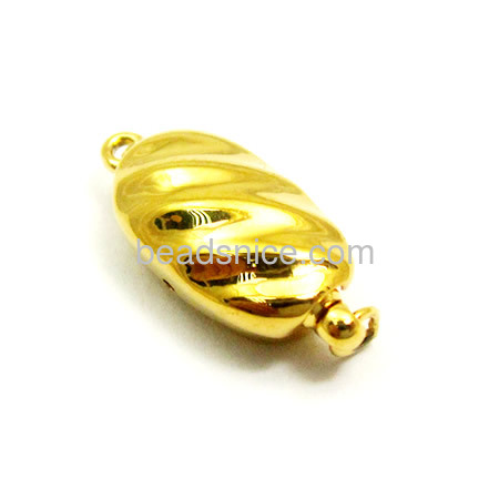 Necklace clasps wholesale brass clasps for jewelry