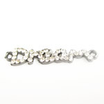 new style letter rhinestones connector