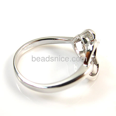 925 Silver jewelry ring zircon women&men finger ring  in top quality
