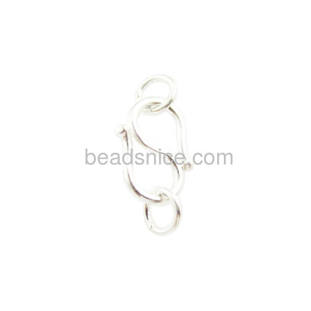 Sterling silver 925 S clasps for jewelry