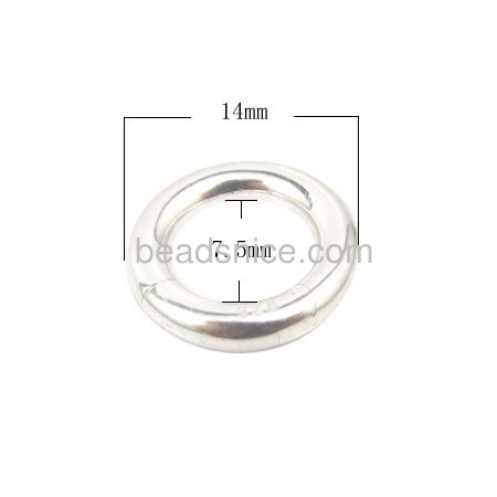High quality shinning silver 925 rings for diy jewelry