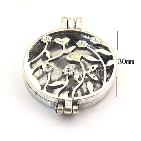 floating glass lockets,alloy,round