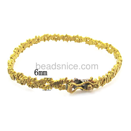 vintage bracelets brass fashion jewelry customizable bracelet luxury gold chain bracelets