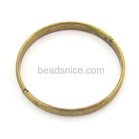 Brass,vintage bracelet,perfect for gift,round,wide:7mm,thick:2mm
