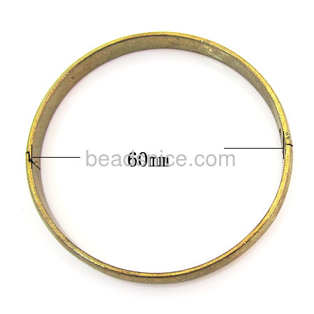 Brass,vintage bracelet,perfect for gift,round,wide:7mm,thick:2mm