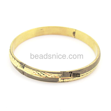Bracelet,cuff,fashion accessories,round,wide:7mm,thick:2mm
