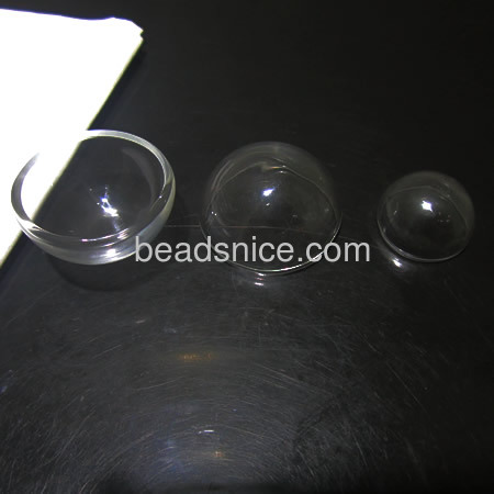 Glass cover clear Hand Blown Glass Hemisphere Balls