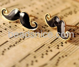 Fashion Jewelry Mini Vintage Moustache earrings