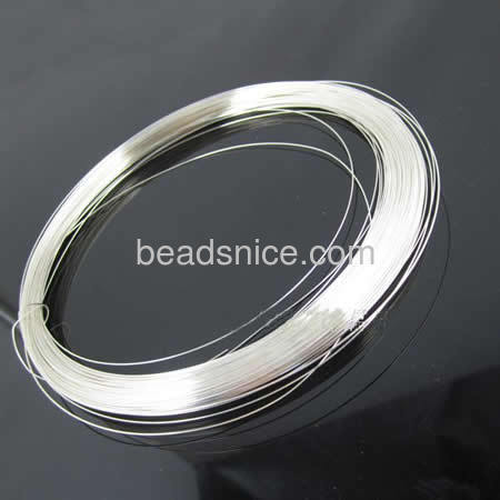 beading wire 26 Gauge  pure 925 sterling jewelry findings  925 silver jewelry making
