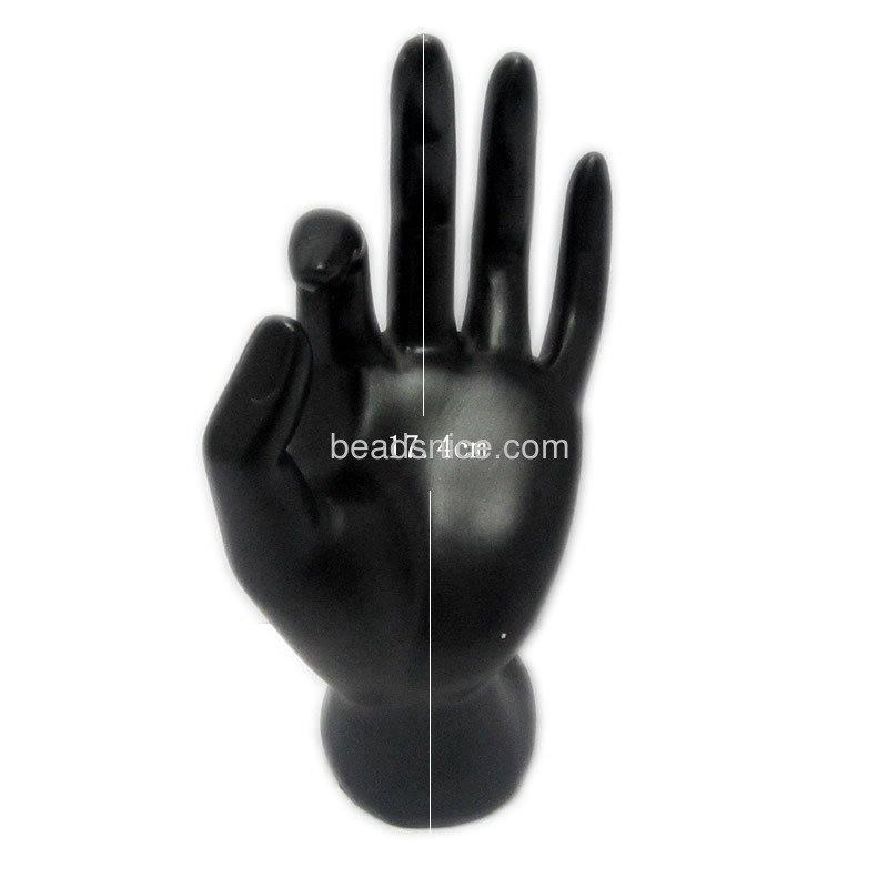 Display,bracelet and ring, acrylic, black,
