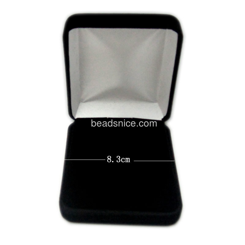 Jewelry box earring box display insert foam black box wholesale jewelry packaging box exquisite gift box