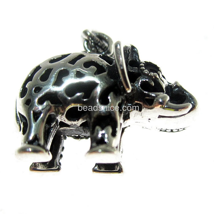 wholesale sterling silver pendants with marcasite accessories elephant