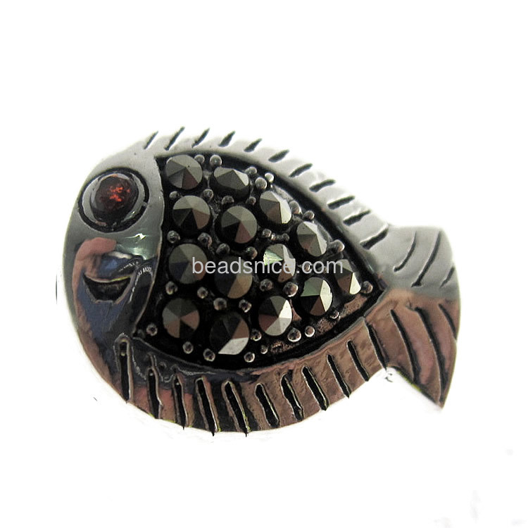 Thailand Sterling Silver Jewelry necklace pendants fish