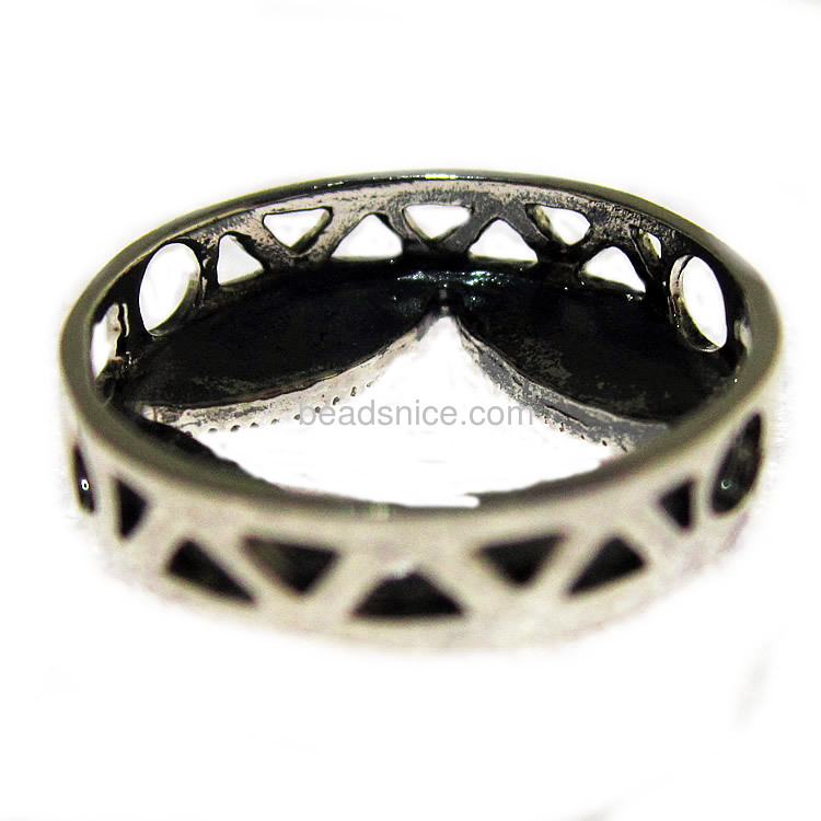 Silver spacer bead marcasite spacer beads micro-inlay cubic zirconia wholesale vintage jewelry accessories sterling silver DIY
